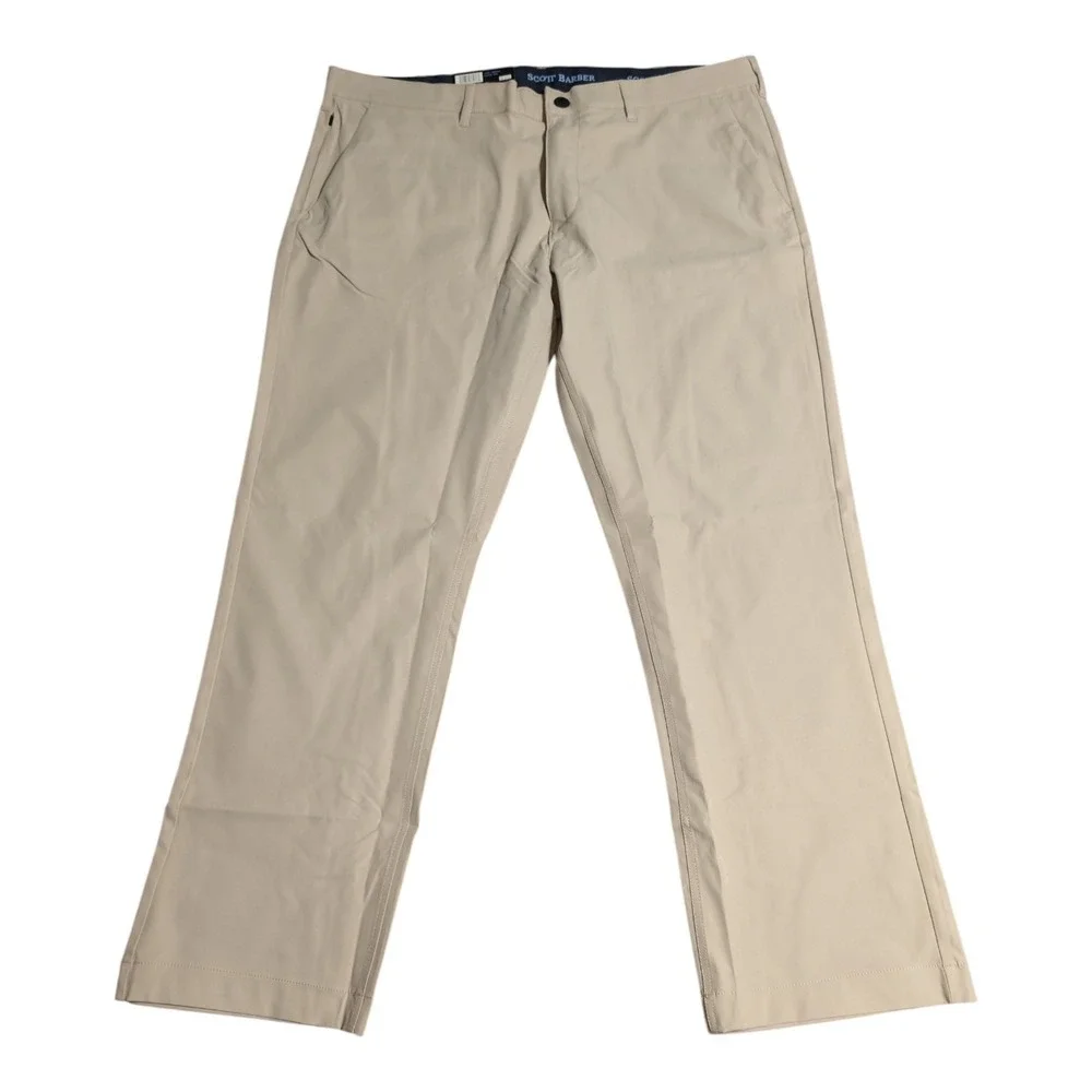 Scott Barber Performance Chino Mens 40x30 NWT 3 Pair Bundle Navy Khaki Gray